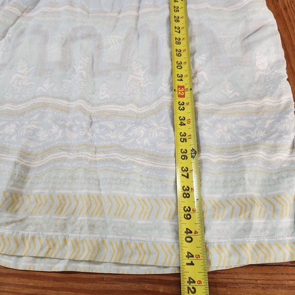 Patagonia Lost Wildflower Dress Forest Song Atoll Blue Pockets Adjustable Midi M - Picture 9 of 11